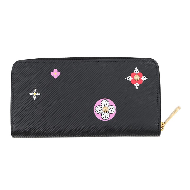 ルイヴィトン エピ フラワー ジッピー・ウォレット M62296 LOUIS VUITTON 財布 黒