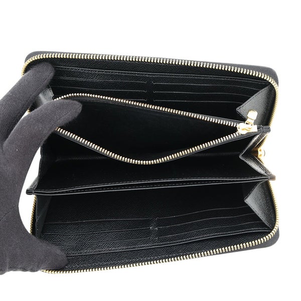 ルイヴィトン エピ フラワー ジッピー・ウォレット M62296 LOUIS VUITTON 財布 黒