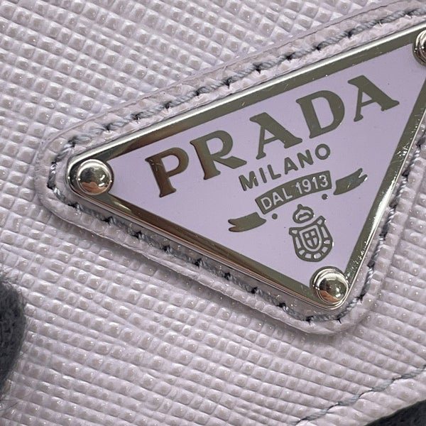 プラダ 二つ折り財布 トライアングルロゴ コンパクトウォレット サフィアーノ レザー 1MV204 PRADA 財布