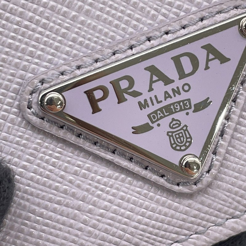 プラダ 二つ折り財布 トライアングルロゴ コンパクトウォレット サフィアーノ レザー 1MV204 PRADA 財布