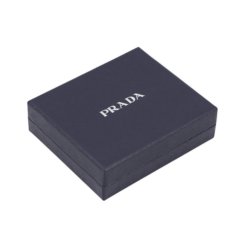 プラダ 二つ折り財布 トライアングルロゴ コンパクトウォレット サフィアーノ レザー 1MV204 PRADA 財布
