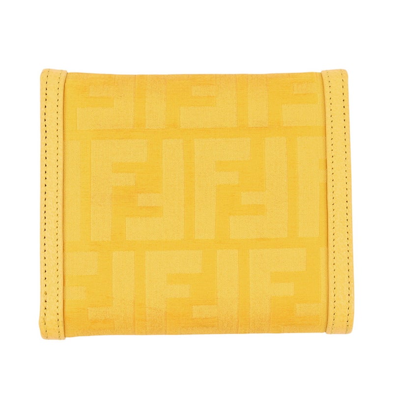 フェンディ 三つ折り財布 ズッカ FFロゴ ナイロン FENDI 財布