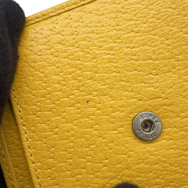 フェンディ 三つ折り財布 ズッカ FFロゴ ナイロン FENDI 財布