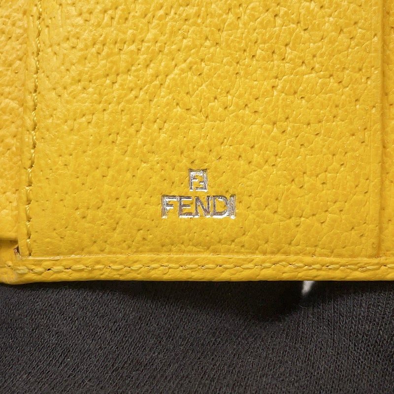 フェンディ 三つ折り財布 ズッカ FFロゴ ナイロン FENDI 財布