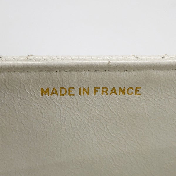 シャネル チェーンショルダーバッグ マトラッセ25 ココマーク シングルチェーン シングルフラップ A01165 CHANEL 白