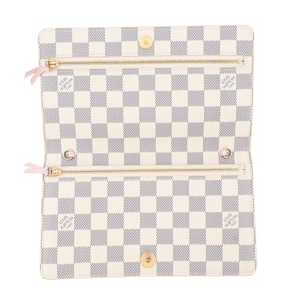 ルイヴィトン チェーンウォレット ダミエ・アズール ポシェット・ウィークエンド サマートランク N60108 LOUIS VUITTON 財布