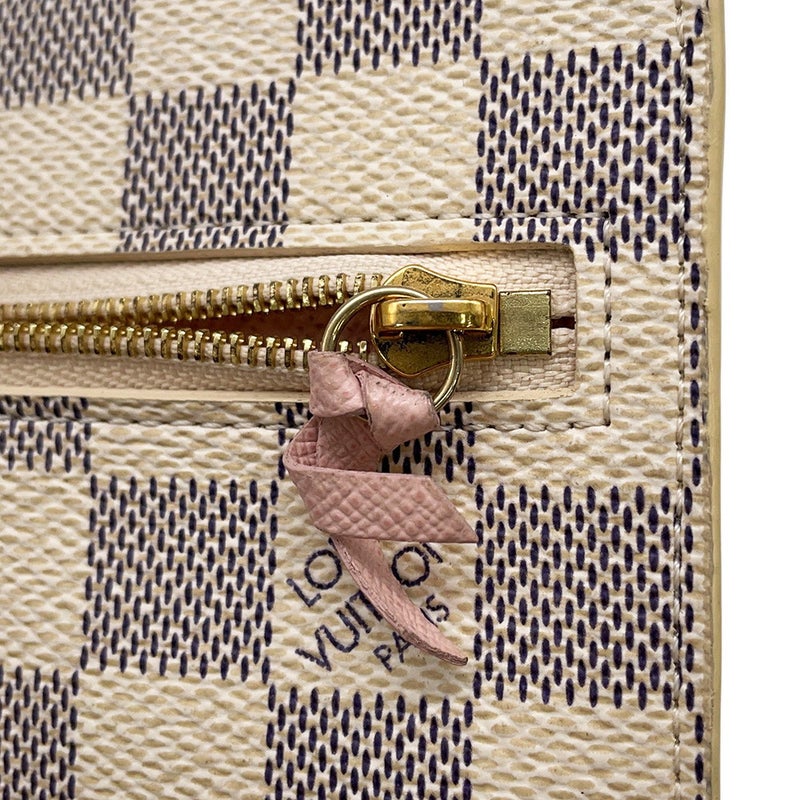 ルイヴィトン チェーンウォレット ダミエ・アズール ポシェット・ウィークエンド サマートランク N60108 LOUIS VUITTON 財布