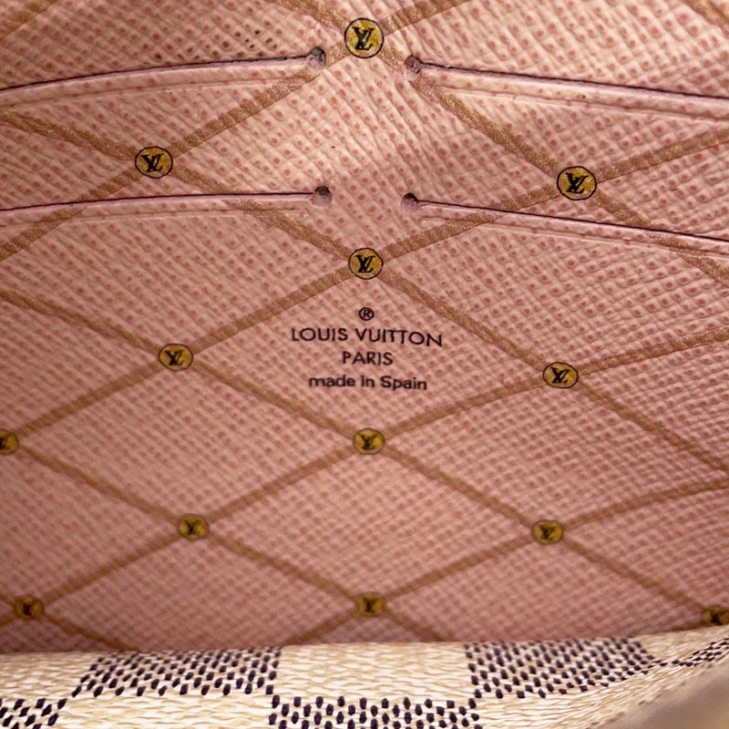 ルイヴィトン チェーンウォレット ダミエ・アズール ポシェット・ウィークエンド サマートランク N60108 LOUIS VUITTON 財布