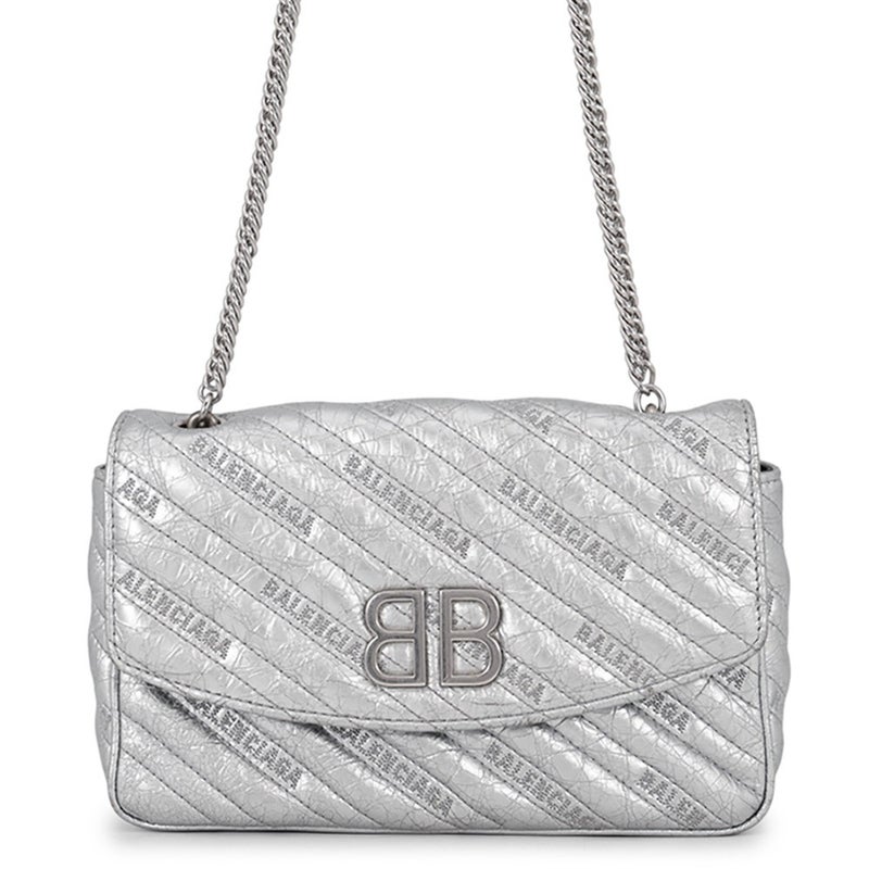 バレンシアガ チェーンショルダーバッグ BBロゴ レザー 526682 BALENCIAGA バッグ