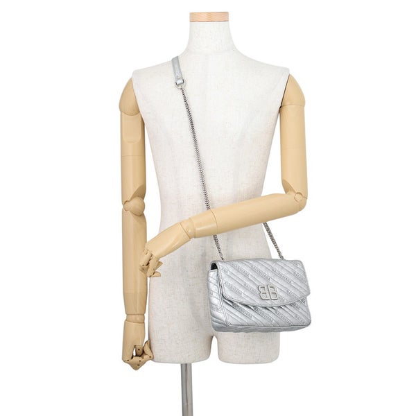 バレンシアガ チェーンショルダーバッグ BBロゴ レザー 526682 BALENCIAGA バッグ