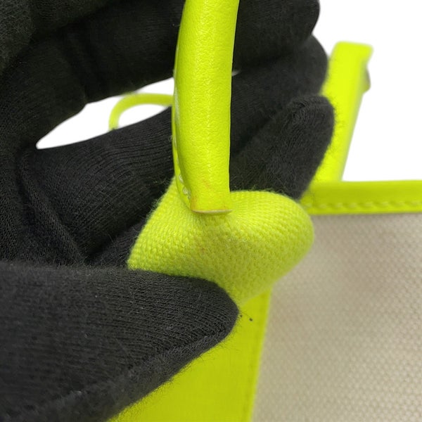バレンシアガ ハンドバッグ ネイビーカバ XS キャンバス 390346 ポーチ付 BALENCIAGA 2wayショルダー