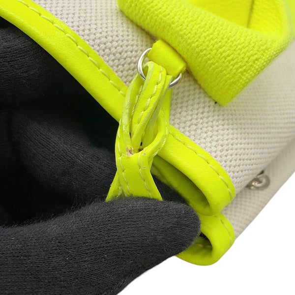 バレンシアガ ハンドバッグ ネイビーカバ XS キャンバス 390346 ポーチ付 BALENCIAGA 2wayショルダー