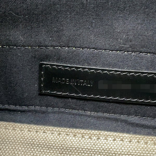 バレンシアガ ハンドバッグ ネイビーカバ XS キャンバス 390346 ポーチ付 BALENCIAGA 2wayショルダー