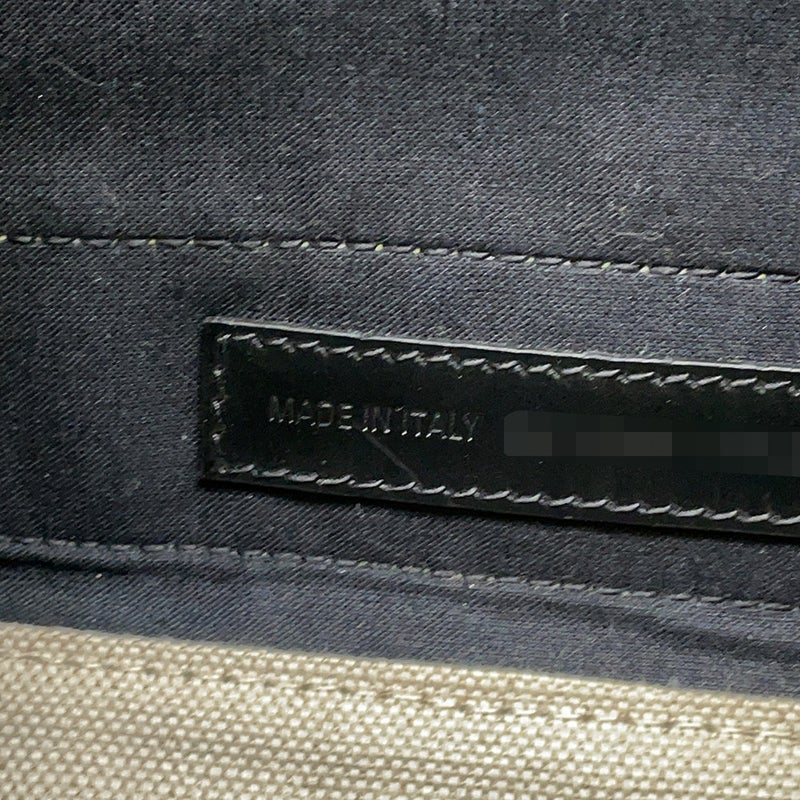 バレンシアガ ハンドバッグ ネイビーカバ XS キャンバス 390346 ポーチ付 BALENCIAGA 2wayショルダー