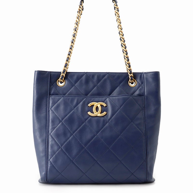シャネル チェーントートバッグ マトラッセ ショッピングバッグ スモール ココマーク AS2295 CHANEL バッグ