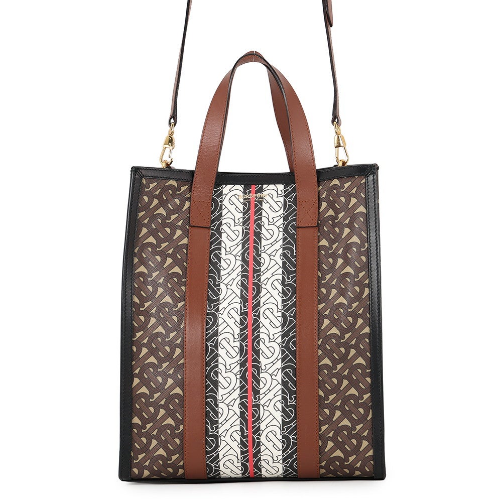 バーバリー ハンドバッグ TBモノグラム PVC レザー 8024294 BURBERRY