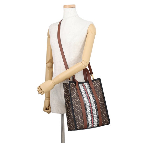 バーバリー ハンドバッグ TBモノグラム PVC レザー 8024294 BURBERRY ２wayショルダー