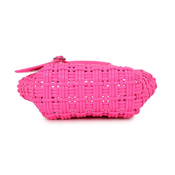 バレンシアガ ハンドバッグ パテントレザー ビストロXXS 678028 BALENCIAGA 2wayショルダーバッグ かごバッグ