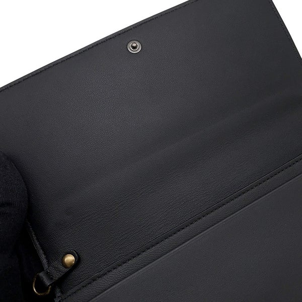 ボッテガヴェネタ チェーンウォレット クロコダイル BOTTEGA VENETA 財布 黒