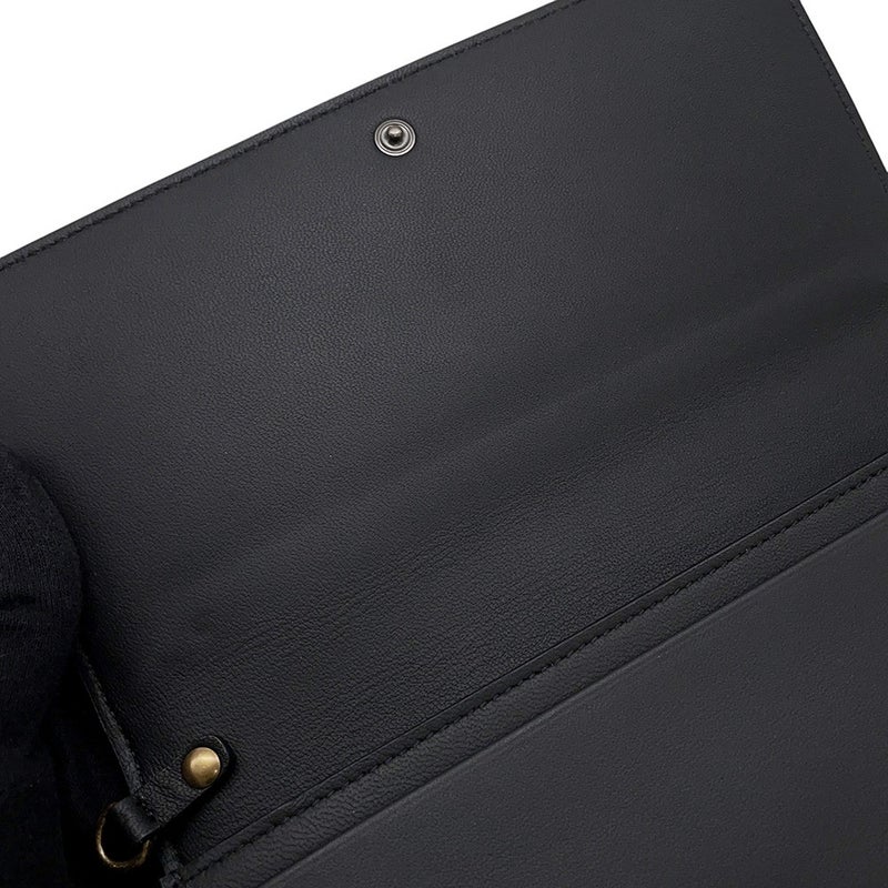 ボッテガヴェネタ チェーンウォレット クロコダイル BOTTEGA VENETA 財布 黒