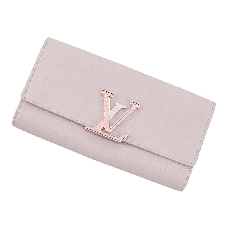 ルイヴィトン 長財布 ポルトフォイユ・カプシーヌ トリヨンレザー パイソン N87625 LOUIS VUITTON 財布