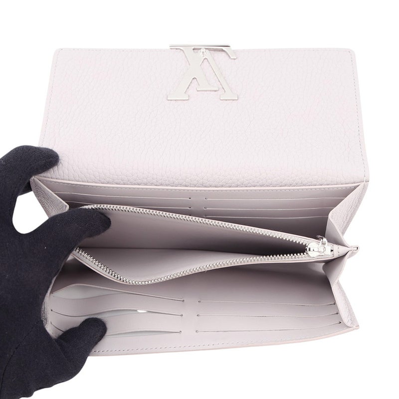 ルイヴィトン 長財布 ポルトフォイユ・カプシーヌ トリヨンレザー パイソン N87625 LOUIS VUITTON 財布