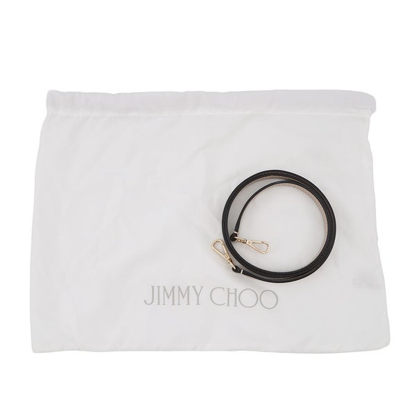 ジミーチュウ ハンドバッグ ロゴ ミニバッグ ラフィア JIMMY CHOO 2wayバッグ