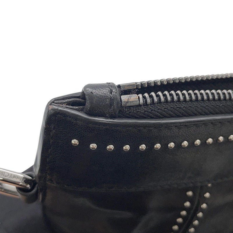 ジミーチュウ クラッチバッグ スタッズ レザー JIMMY CHOO バッグ 黒