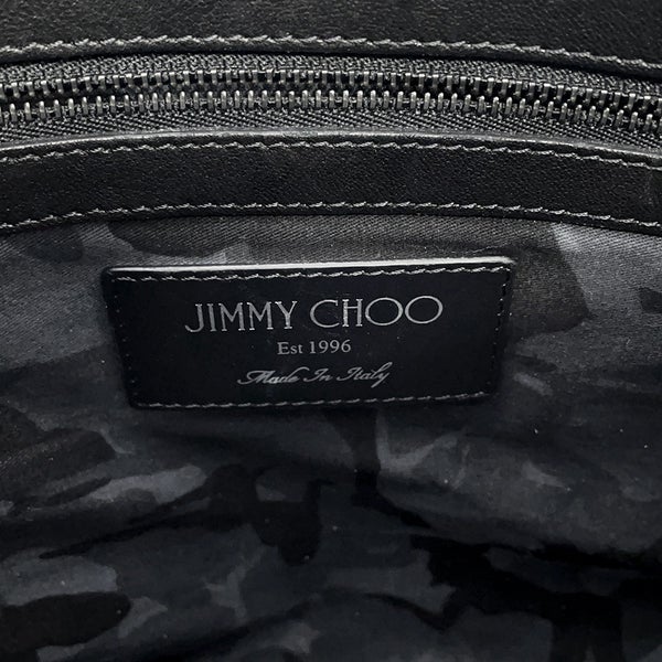 ジミーチュウ クラッチバッグ スタッズ レザー JIMMY CHOO バッグ 黒
