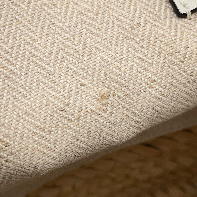 ロエベ ショルダーバッグ ドローストリング バケットバッグ ミニ ラフィア/レザー アナグラム A223222X01 LOEWE カゴバッグ 白