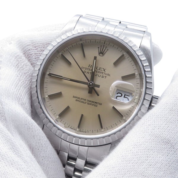ロレックス デイトジャスト36 X番 16220 ROLEX 腕時計 シルバー文字盤