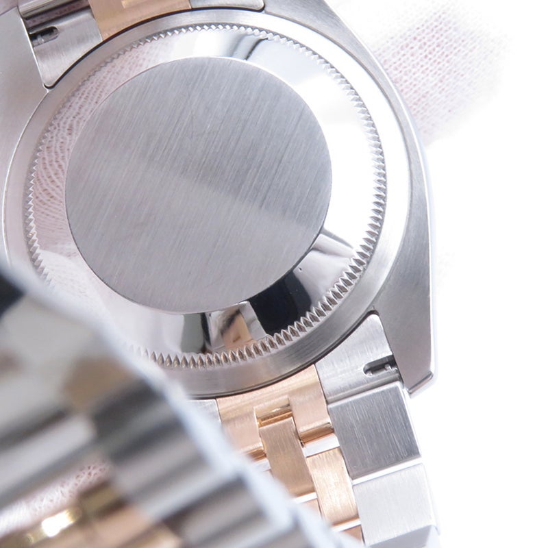 ロレックス デイトジャスト D番 SS/K18PG 116231 ROLEX 腕時計 シルバーコンセントリック文字盤