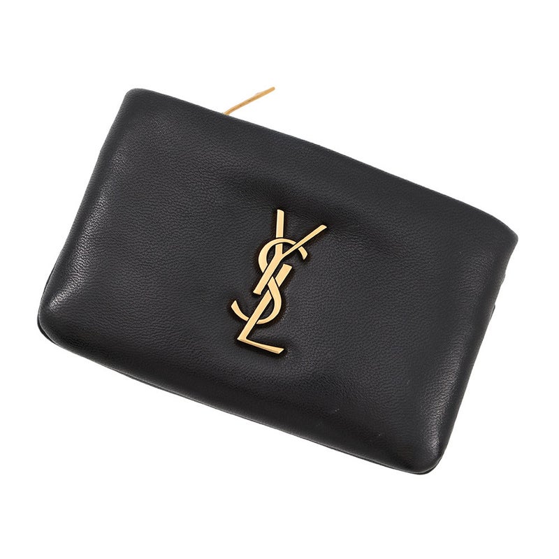 サンローランパリ コインケース カリプソ ラムスキン 778113 SAINT LAURENT PARIS 財布 黒