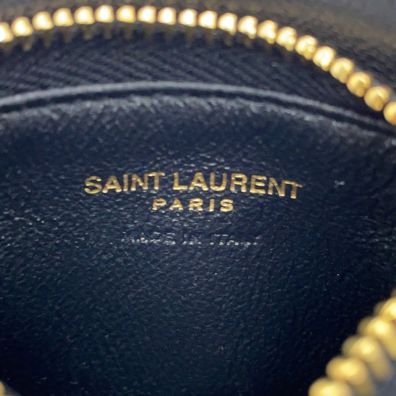 サンローランパリ コインケース カリプソ ラムスキン 778113 SAINT LAURENT PARIS 財布 黒