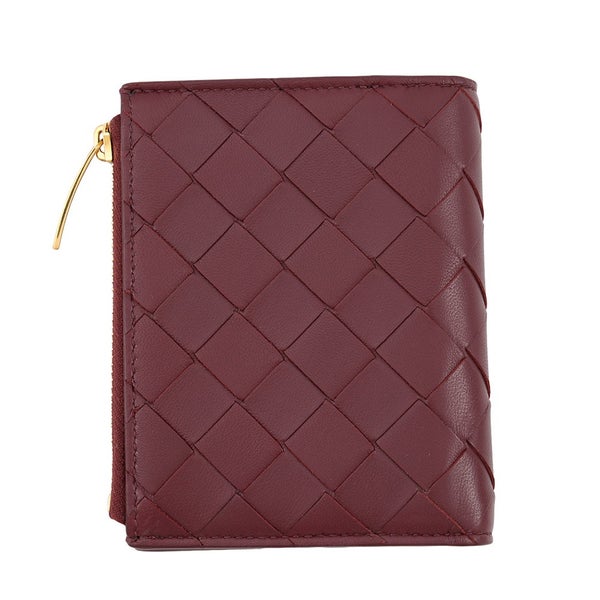 ボッテガヴェネタ 二つ折り財布 イントレチャート スモール 2つ折りウォレット ラムスキン BOTTEGA VENETA