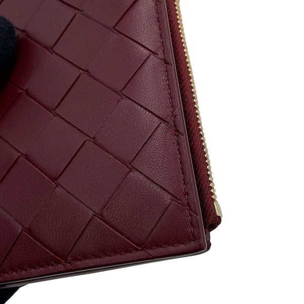 ボッテガヴェネタ 二つ折り財布 イントレチャート スモール 2つ折りウォレット ラムスキン BOTTEGA VENETA