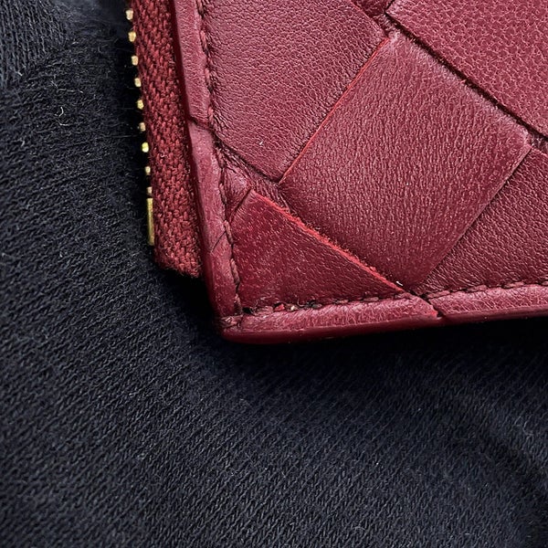 ボッテガヴェネタ 二つ折り財布 イントレチャート スモール 2つ折りウォレット ラムスキン BOTTEGA VENETA