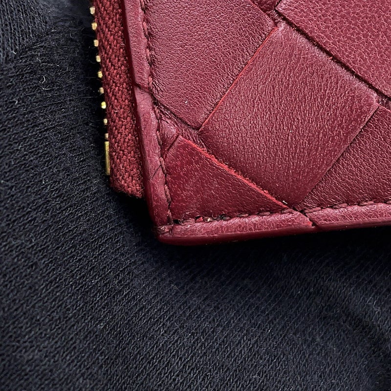 ボッテガヴェネタ 二つ折り財布 イントレチャート スモール 2つ折りウォレット ラムスキン BOTTEGA VENETA