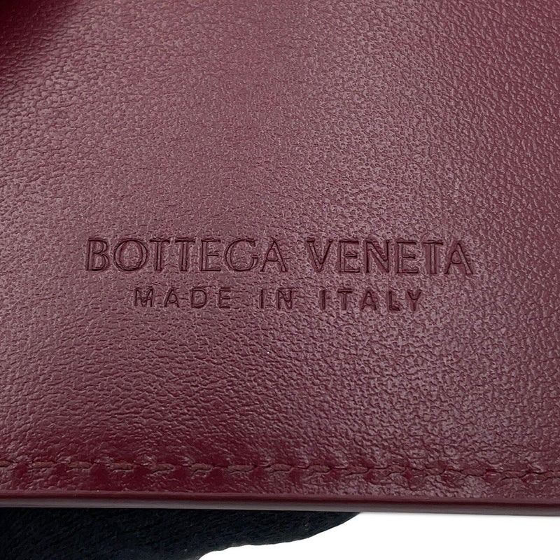 ボッテガヴェネタ 二つ折り財布 イントレチャート スモール 2つ折りウォレット ラムスキン BOTTEGA VENETA
