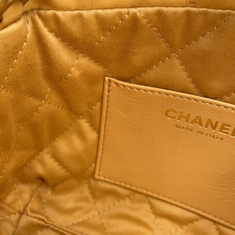 シャネル ハンドバッグ CHANEL 22 ミニ ココマーク シャイニーカーフレザー AS3980 CHANEL 2wayショルダーバッグ