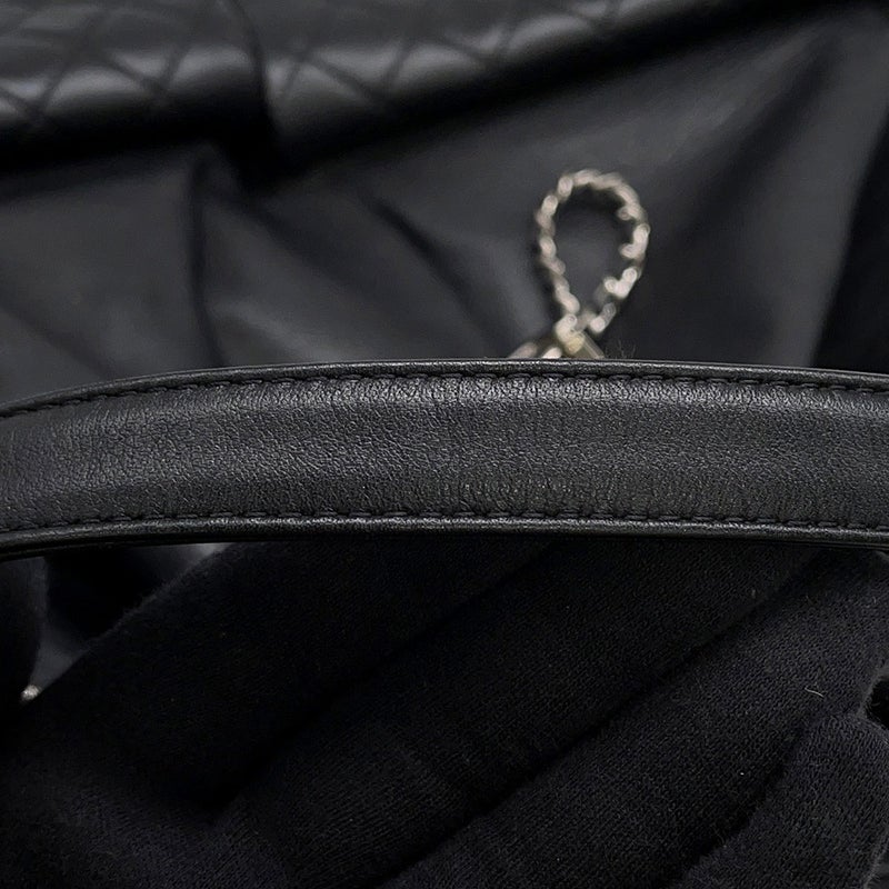 シャネル リュック マトラッセ ココマーク ラムスキン CHANEL バッグパック 黒