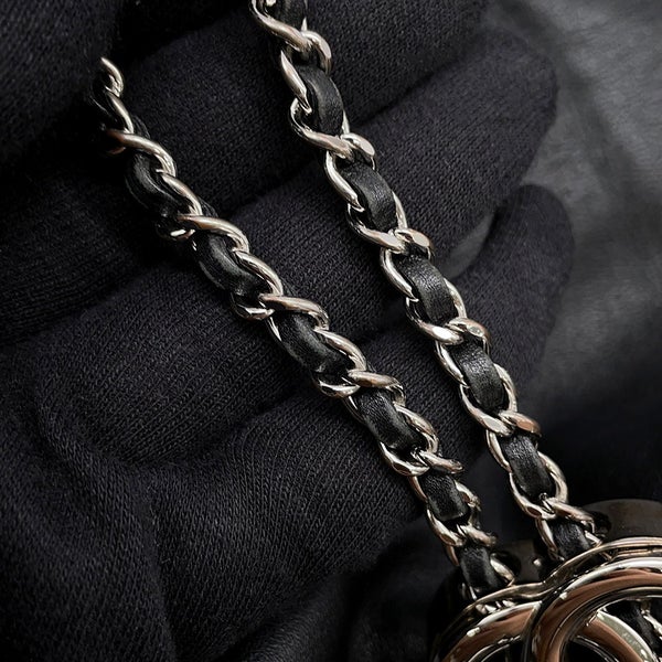 シャネル リュック マトラッセ ココマーク ラムスキン CHANEL バッグパック 黒