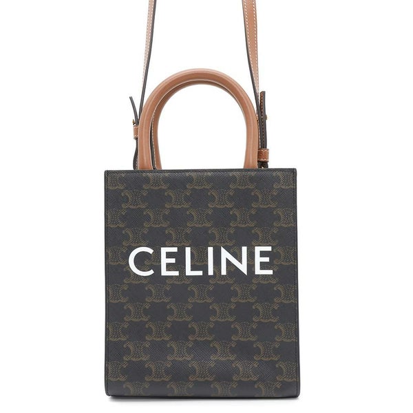 セリーヌ ハンドバッグ トリオンフ ミニ バーティカル カバ 194372 CELINE 2wayショルダーバッグ