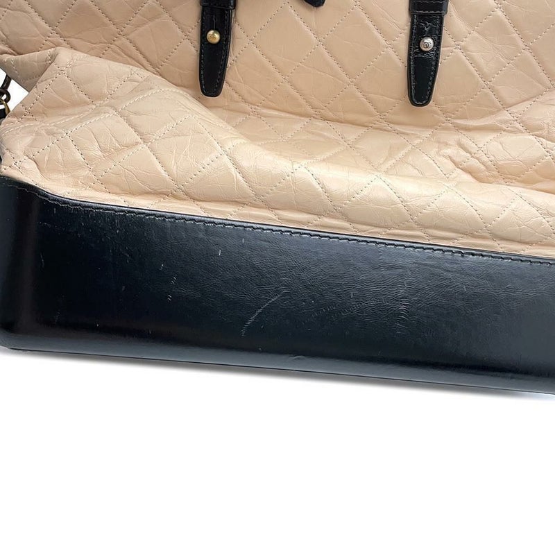 シャネル チェーンショルダーバッグ ガブリエル CHANEL 2wayハンドバッグ 黒