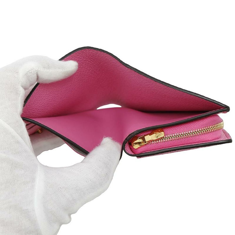 ルイヴィトン 二つ折り財布 モノグラム・アンプラント ポルトフォイユ・クレア M82514 LOUIS VUITTON ピンク