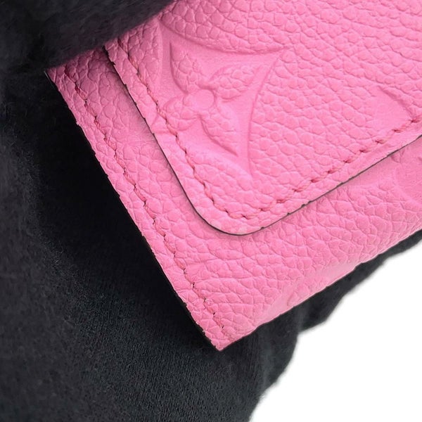 ルイヴィトン 二つ折り財布 モノグラム・アンプラント ポルトフォイユ・クレア M82514 LOUIS VUITTON ピンク