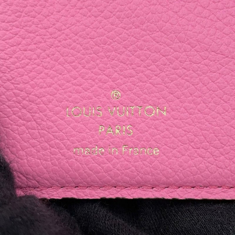 ルイヴィトン 二つ折り財布 モノグラム・アンプラント ポルトフォイユ・クレア M82514 LOUIS VUITTON ピンク