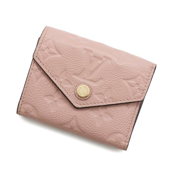 ルイヴィトン 三つ折り財布 モノグラム・アンプラント ポルトフォイユ・ゾエ M62936 LOUIS VUITTON コンパクト ピンク
