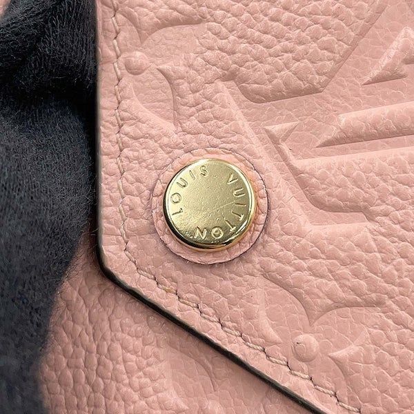 ルイヴィトン 三つ折り財布 モノグラム・アンプラント ポルトフォイユ・ゾエ M62936 LOUIS VUITTON コンパクト ピンク