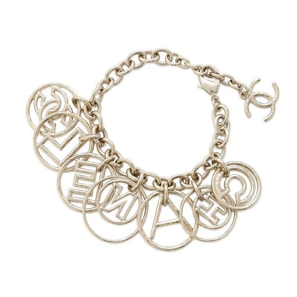 シャネル ブレスレット ココマーク ロゴ サークル メタル B17C CHANEL アクセサリー